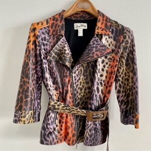 Joseph Ribkoff Leopard Jacket Size 6